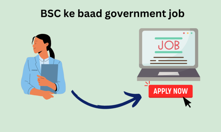 BSC ke baad government job